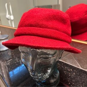 Women’s Stetson Red Wool Brimmed Hat